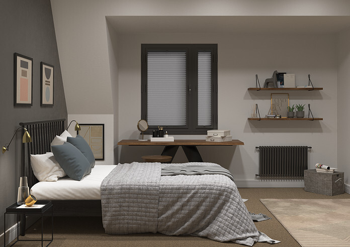 Honeycomb (Blackout), Pearl Grey - Perfect Fit Blind - Image 7